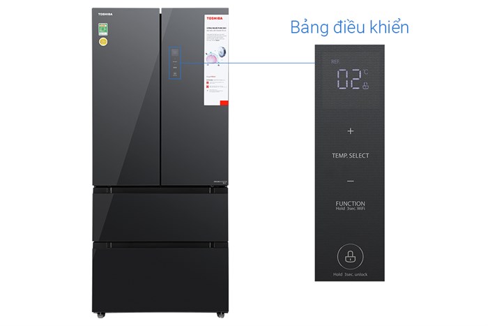 Tủ Lạnh Toshiba Inverter 515 Lít Multi Door GR-RF669WI-PGV(A9)-BG